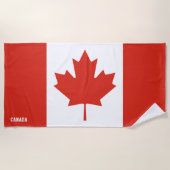 Kanada Flag Splendid Patriotic Strandtuch (Vorderseite)