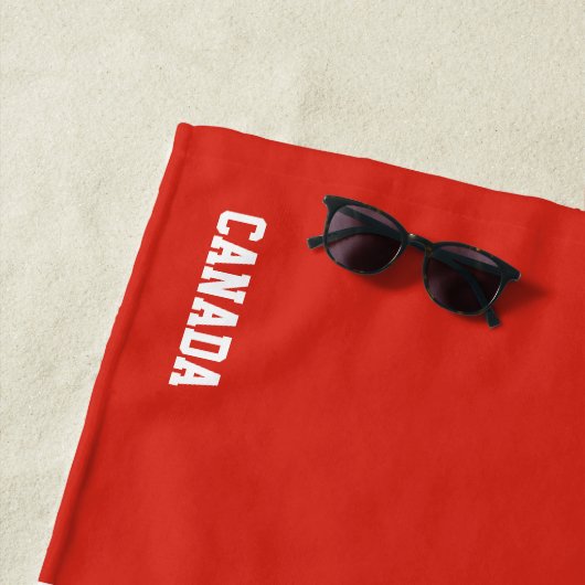 Kanada Flag Splendid Patriotic Strandtuch (Beispiel)