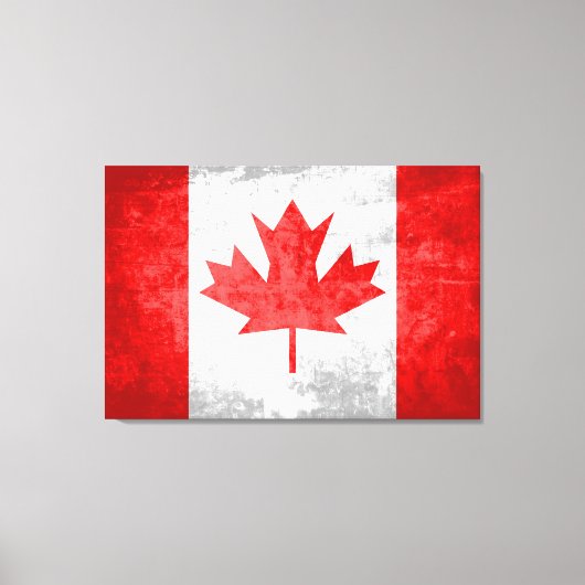 Kanada - Flagge 3 Leinwanddruck (Vorderseite)