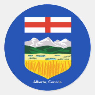 Kanada: Flagge Alberta, Kanadas Aufkleber
