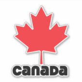 Kanada-Flagge Aufkleber (Vorderseite)