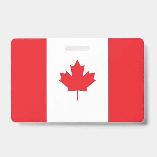 Kanada-Flagge Ausweis (Vorderseite)
