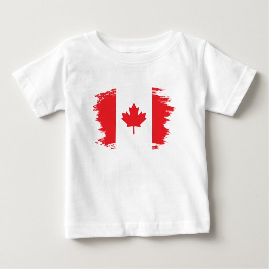 Kanada-Flagge Baby T-shirt (Vorderseite)