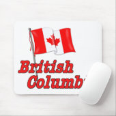 Kanada-Flagge - British Columbia Mousepad (Mit Mouse)