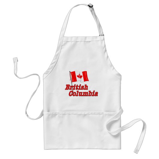Kanada-Flagge - British Columbia Schürze (Vorne)