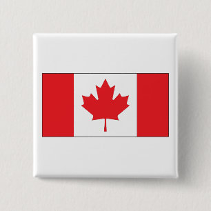 Kanada-Flagge Button