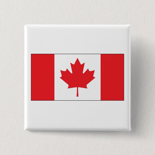 Kanada-Flagge Button (Vorderseite)