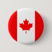 Kanada-Flagge Button (Vorderseite)