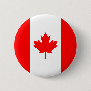 Kanada-Flagge Button