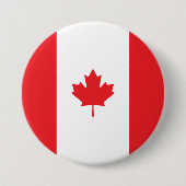 Kanada-Flagge Button (Vorderseite)