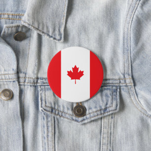 Kanada-Flagge Button