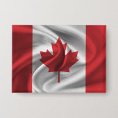 Kanada-Flagge-Button Button (Vorderseite)