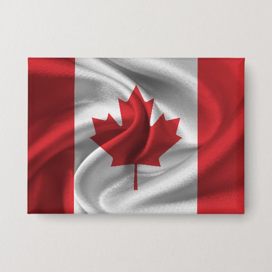 Kanada-Flagge-Button Button (Vorderseite)