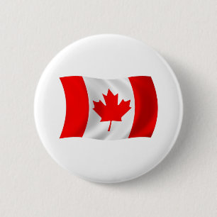 Kanada-Flagge-Button Button