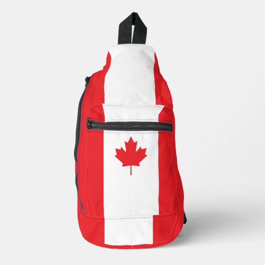 Kanada-Flagge Crossbody Bag (Vorderseite)