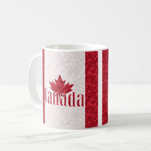 Kanada, Flagge Dusche Kaffeetasse (Vorderseite Links)