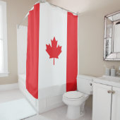Kanada-Flagge Duschvorhang (Beispiel)