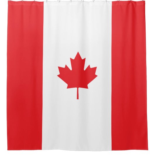 Kanada-Flagge Duschvorhang (Vorderseite)