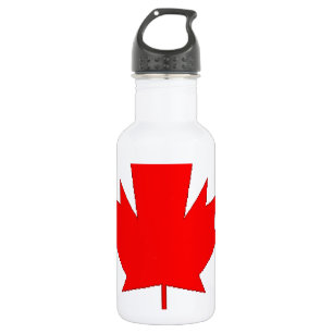Kanada-Flagge Edelstahlflasche
