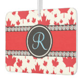 Kanada-Flagge Einzigartiges Abstraktes Budget-Mono Autolufterfrischer (Links)