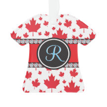 Kanada-Flagge Einzigartiges Abstraktes Budget-Mono