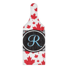 Kanada-Flagge Einzigartiges Abstraktes Budget-Mono Schneidebrett