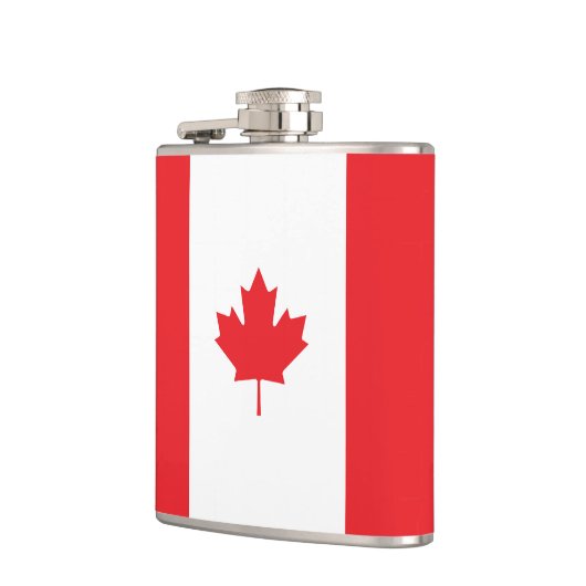 Kanada-Flagge Flachmann (Links)