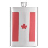 Kanada-Flagge Flachmann (Vorderseite)