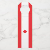 Kanada-Flagge Flaschenanhänger (Vorderseite)