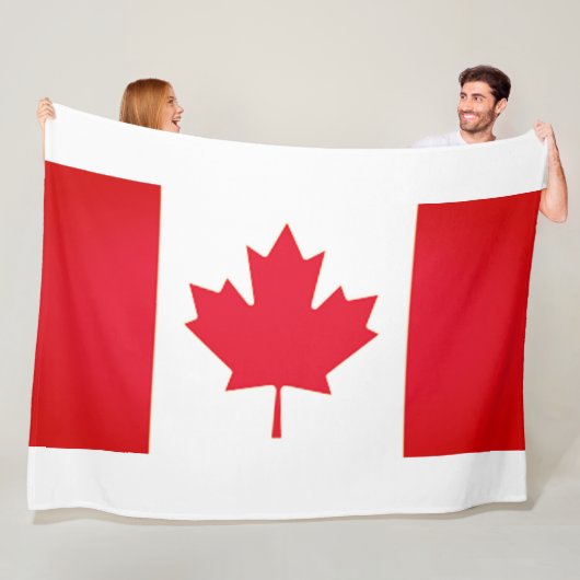 KANADA-FLAGGE FLEECEDECKE (Beispiel)