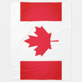 KANADA-FLAGGE FLEECEDECKE (Vorderseite)