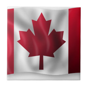 Kanada-Flagge Fliese
