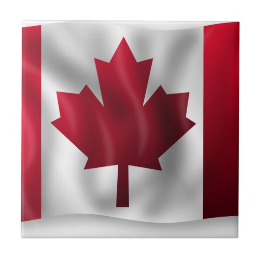 Kanada-Flagge Fliese (Vorderseite)