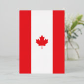 Kanada-Flagge Folieneinladung (Stehend vorne)