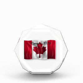 Kanada-Flagge Fotoblock