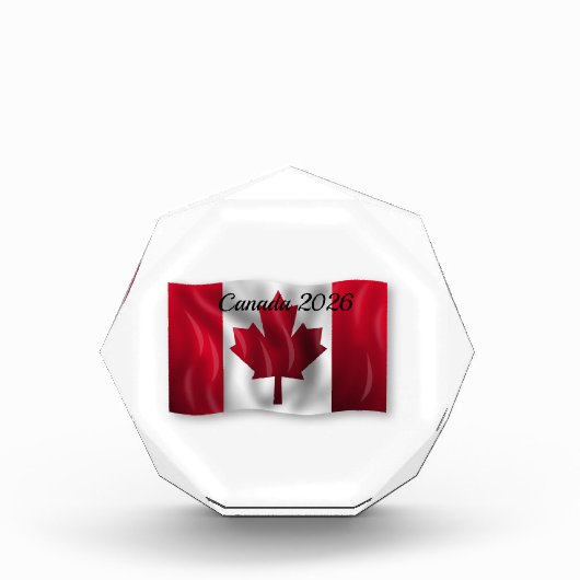 Kanada-Flagge Fotoblock (Vorderseite)