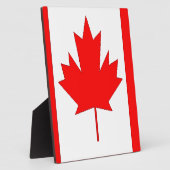 Kanada-Flagge Fotoplatte (Seite)