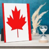 Kanada-Flagge Fotoplatte (Seite)