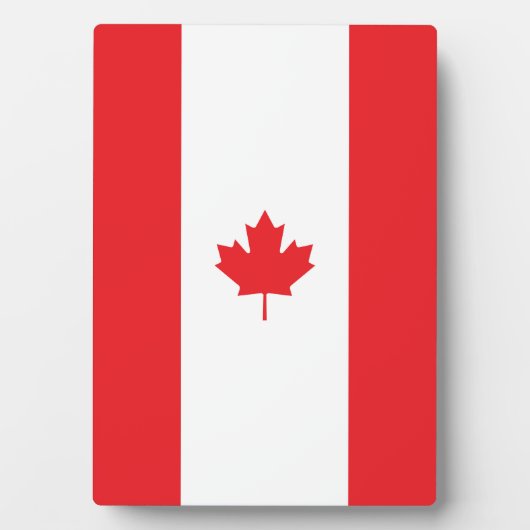 Kanada-Flagge Fotoplatte (Vorderseite)