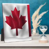 Kanada-Flagge Fotoplatte (Seite)