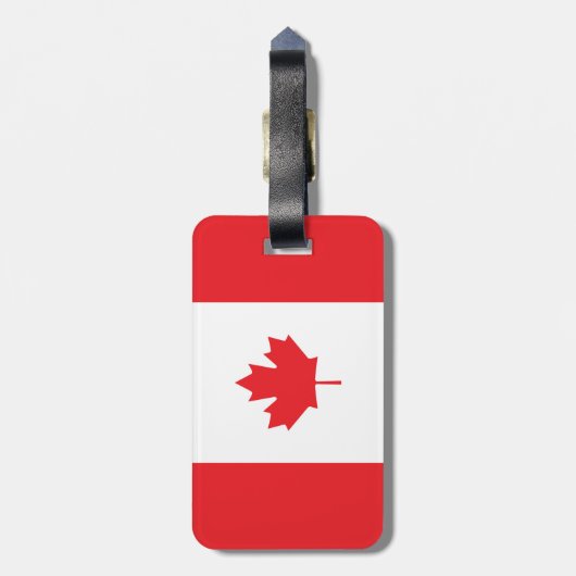 Kanada-Flagge Gepäckanhänger (Rückseite vertikal)