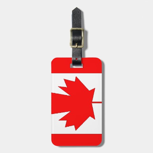 Kanada-Flagge Gepäckanhänger (Vorderseite vertikal)