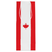 Kanada-Flagge Geschenktüte Für Weinflaschen (Rückseite)