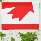 Kanada-Flagge Geschirrtuch (Gefaltet)