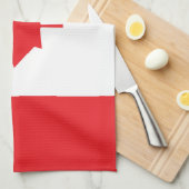 Kanada-Flagge Geschirrtuch (Viertel Falte)