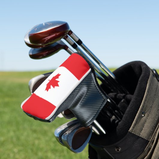 Kanada-Flagge Golf Headcover (In Situ)