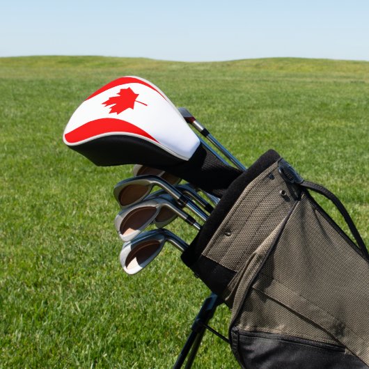 Kanada-Flagge Golf Headcover (In SItu)