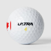 Kanada-Flagge Golfball (Logo)