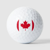 Kanada-Flagge Golfball (Vorderseite)