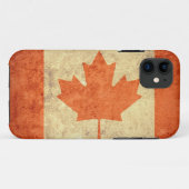 Kanada-Flagge - Grunge Case-Mate iPhone Hülle (Rückseite (Horizontal))